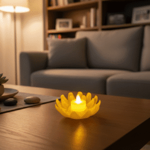 LED Lotus Diya